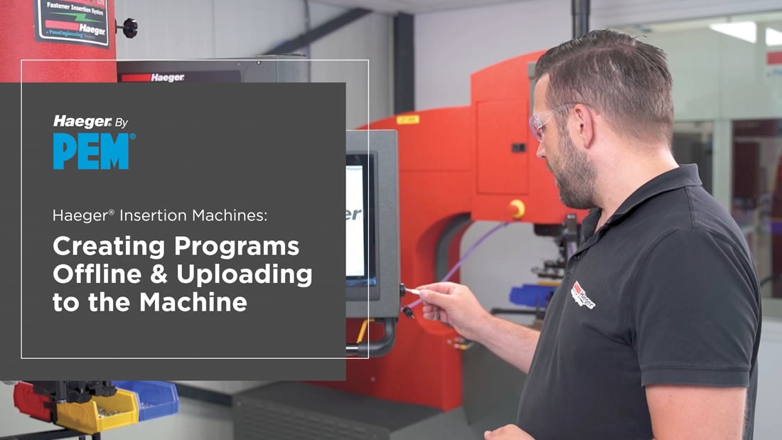 Haeger Insertion Machines: Creating Programs Offline