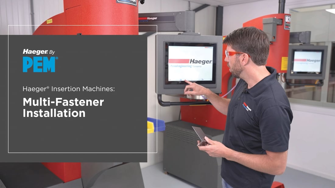Haeger Insertion Machines: Multi Fastener Installation