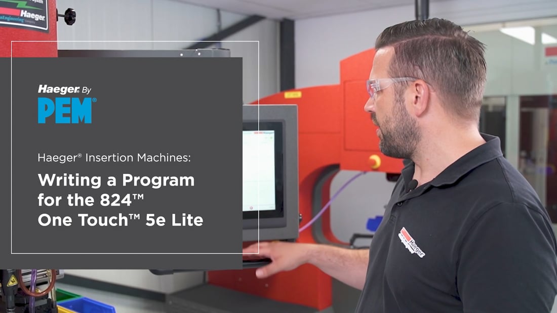 Haeger Insertion Machines: Writing a Program